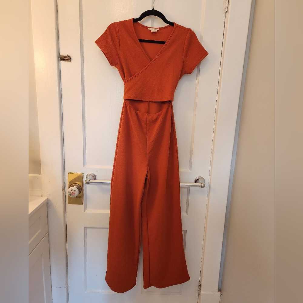 🟠Burnt Orange Jumpsuit🟠